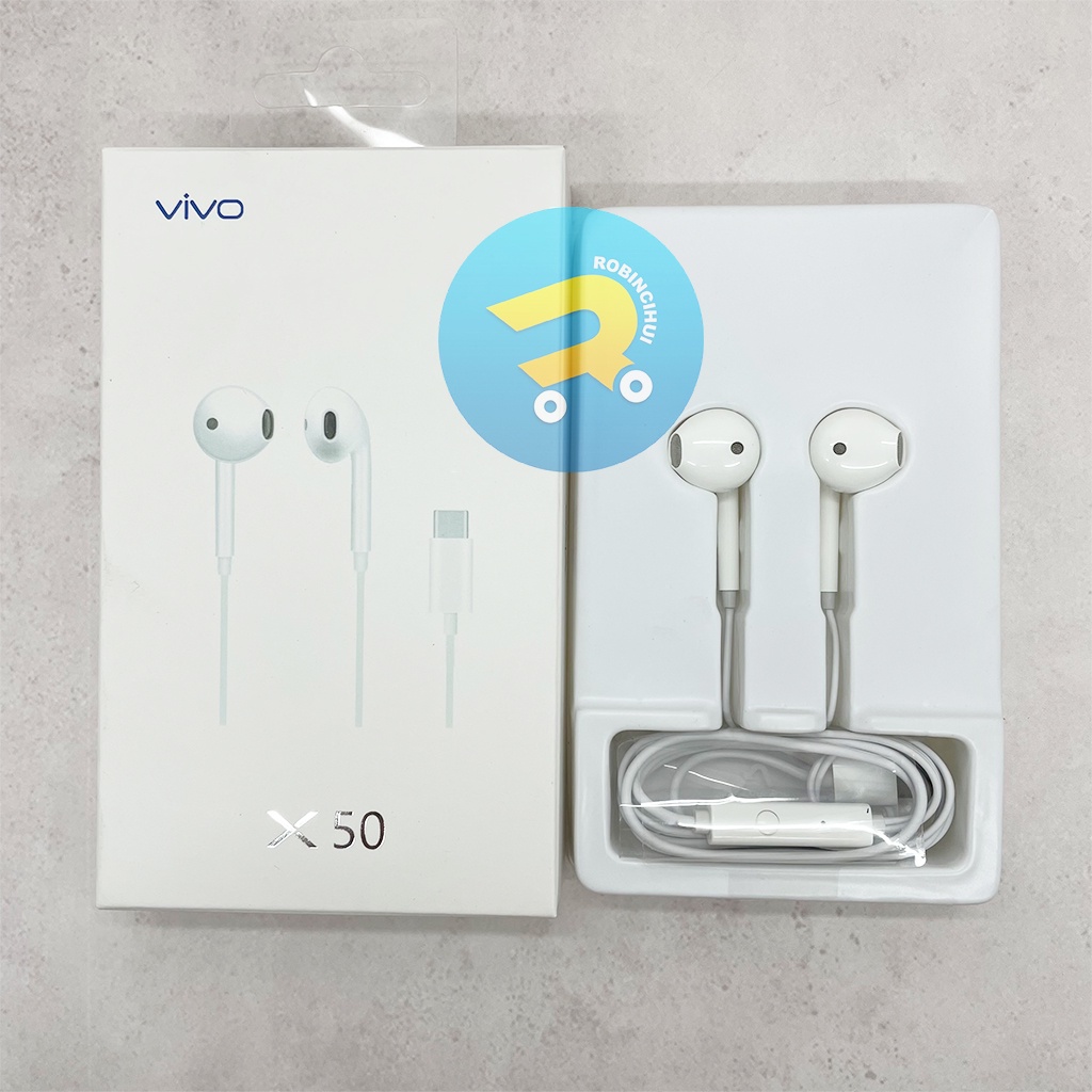 HEADSET VIVO X50 TYPE C ORIGINAL - EARPHONE VIVO TYPE C - HANDSFREE VIVO TYPE C - HEADSET TYPE C - HEADSET VIVO TYPE C