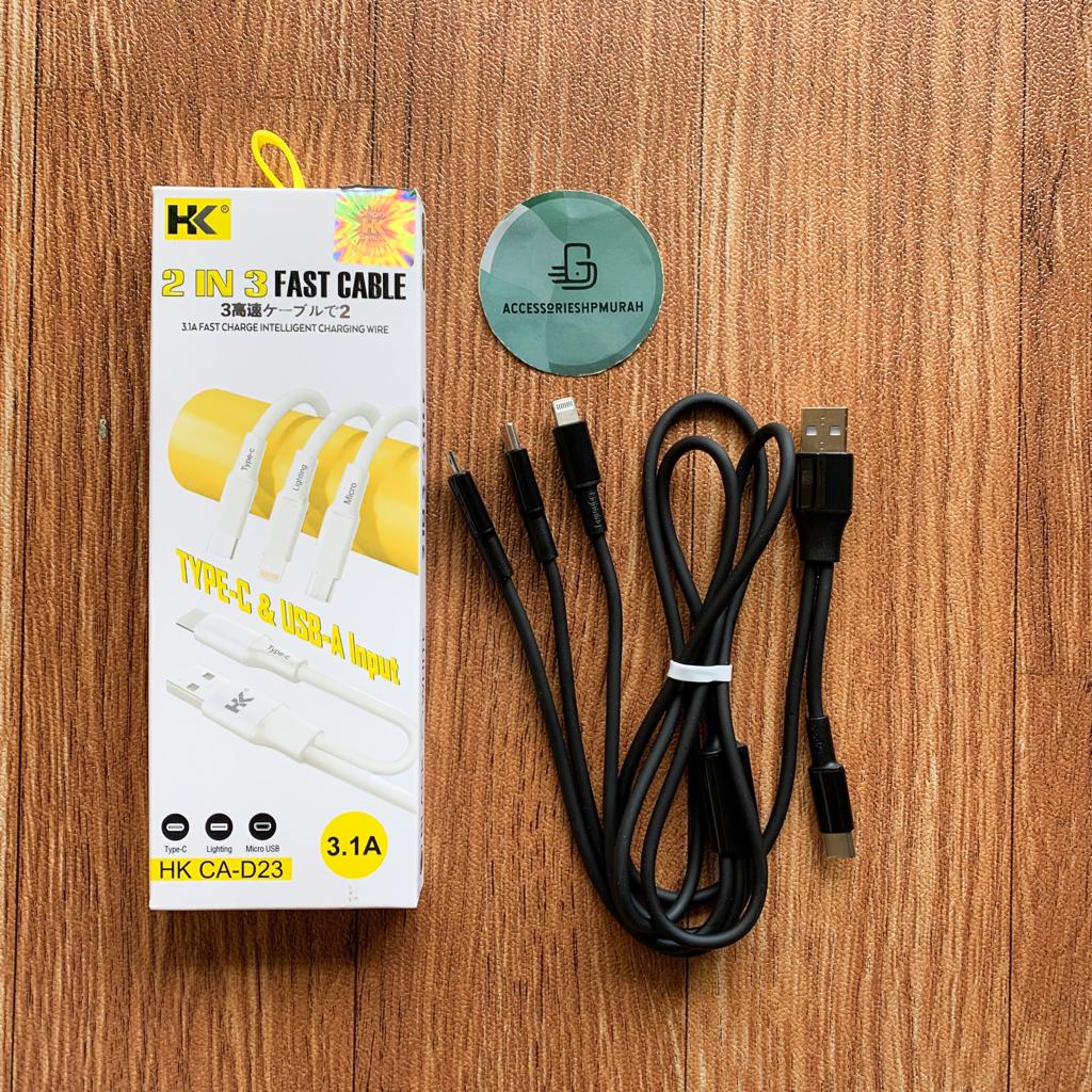 KABEL USB HK 2IN3 D23 / KABEL DATA 2 IN 3