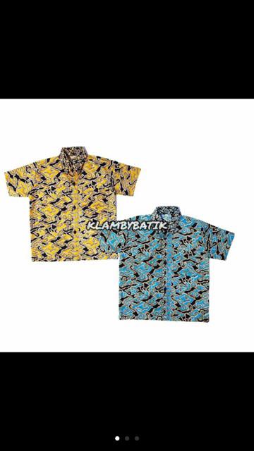 Klamby Batik Couple Batik Keluarga Motif Kembang Langit Fashion Bayi Anak