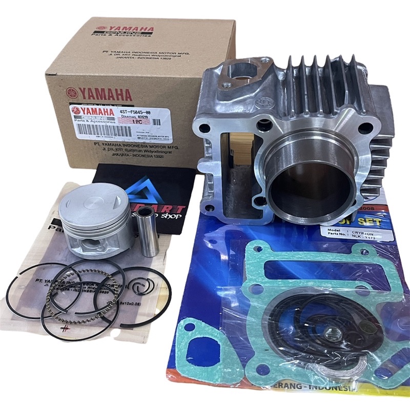 Blok Seher Koplit standar Isi Piston Kit Vega R lama Crypton 4ST free top set