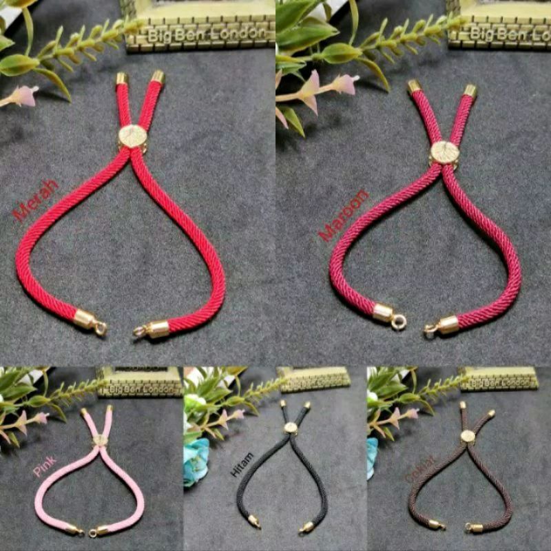 Gelang Tali Serut Pandora Anak Untuk Charm Liontin Emas