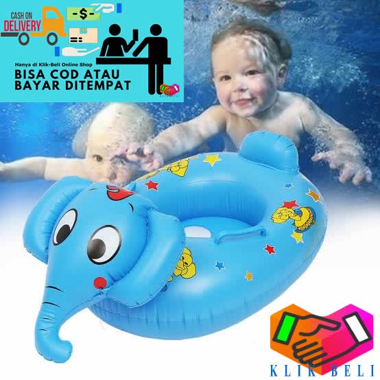 Ban Renang Anak / Ban Pelampung Bebek Ring Safety Baby Boat Gajah / Kelinci / Paus / Kura / Ultraman