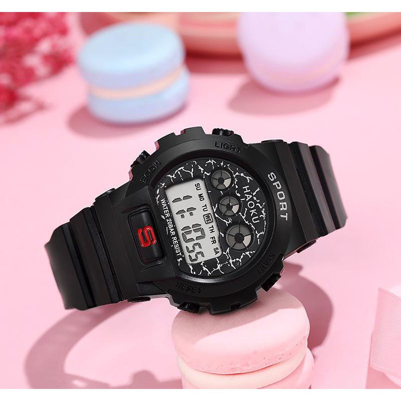 (BW) Jam Tangan Wanita Rubber Sport Digital LED SS-933