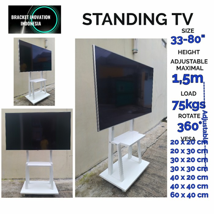 Jual Bracket Tv Stand Inch Water Pass Original Indonesia