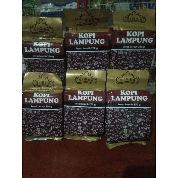 

kopi lampung 250 gr,kopi asli produksi kota lampung