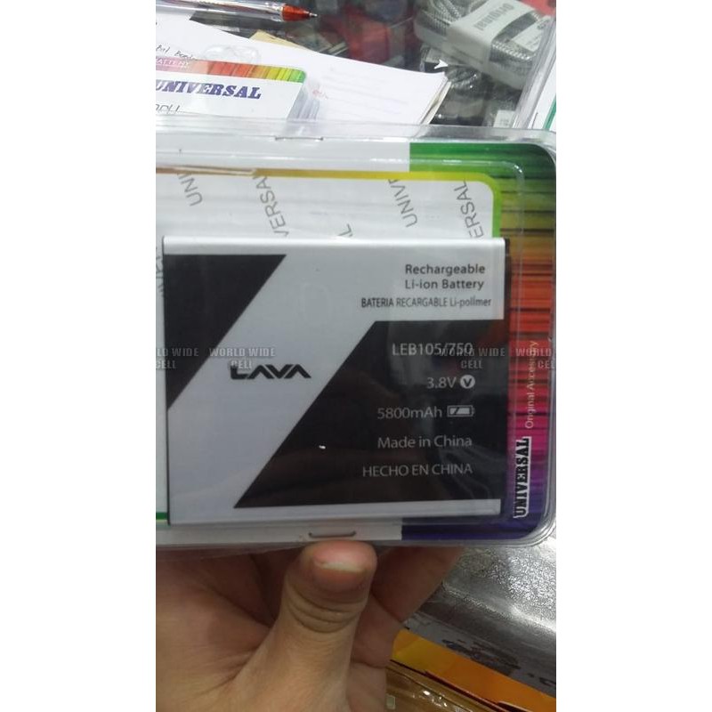 Baterai Batrai Lava Iris LEB 105 / Lava LEB 750 / Iris 750 / Lava Iris 758
