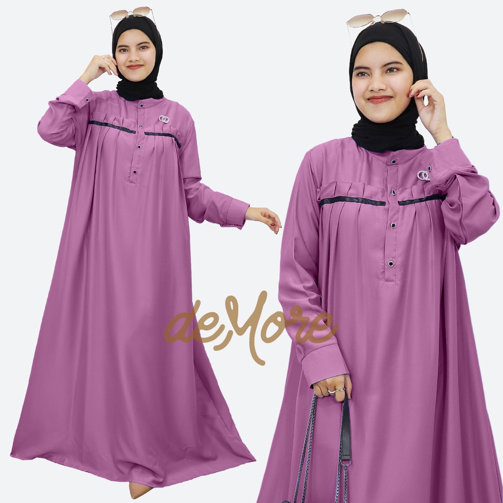 GAMIS REMPEL SHAKILA PREMIUM FASHION WANITA MUSLIM ELEGAN KEKINIAN BAJU GAMIS JUBAH CASUAL GAMIS PESTA KONDANGAN TANISHA DRESS DEMORE