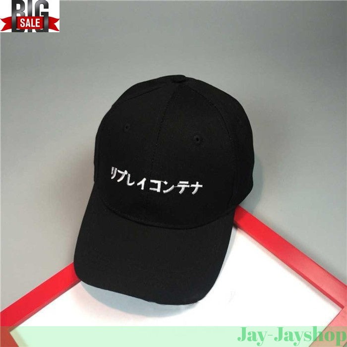 Topi Baseball Japanese Letter PROMO