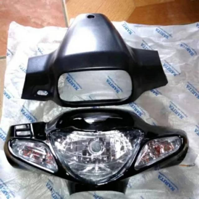 Batok Lampu Satu Set Suzuki Satria FU Malaysia Warna Hitam