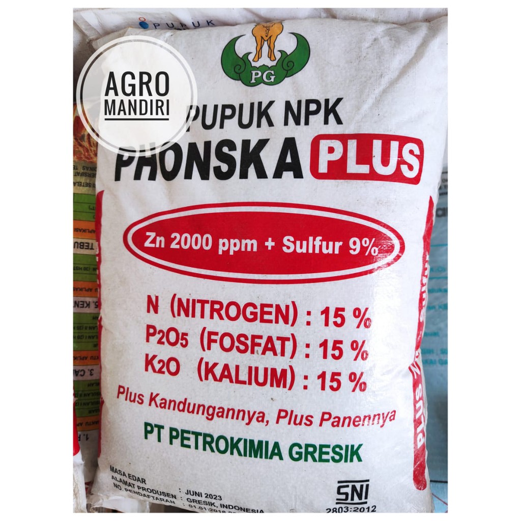  Pupuk NPK Phonska Plus 15 15 15 25 Kg Shopee Indonesia