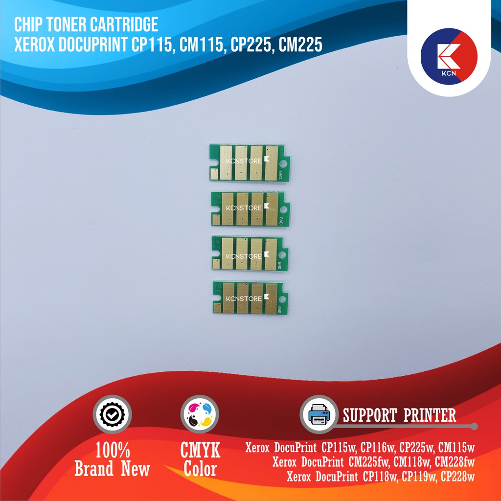 Chip Toner Xerox DocuPrint CP115 CM115 CP225 CM225