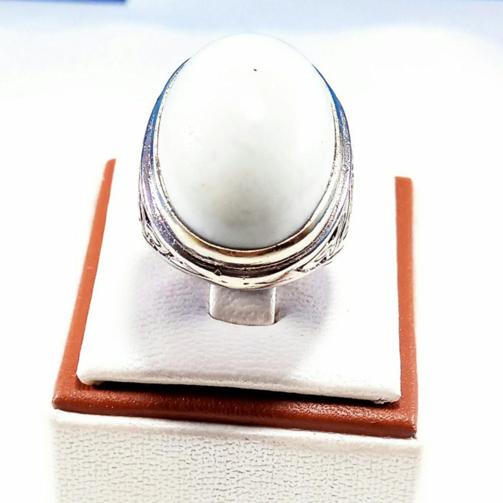 CINCIN BATU AKIK NATURAL GIOK SOJOL PUTIH HERCULES TERMURAH