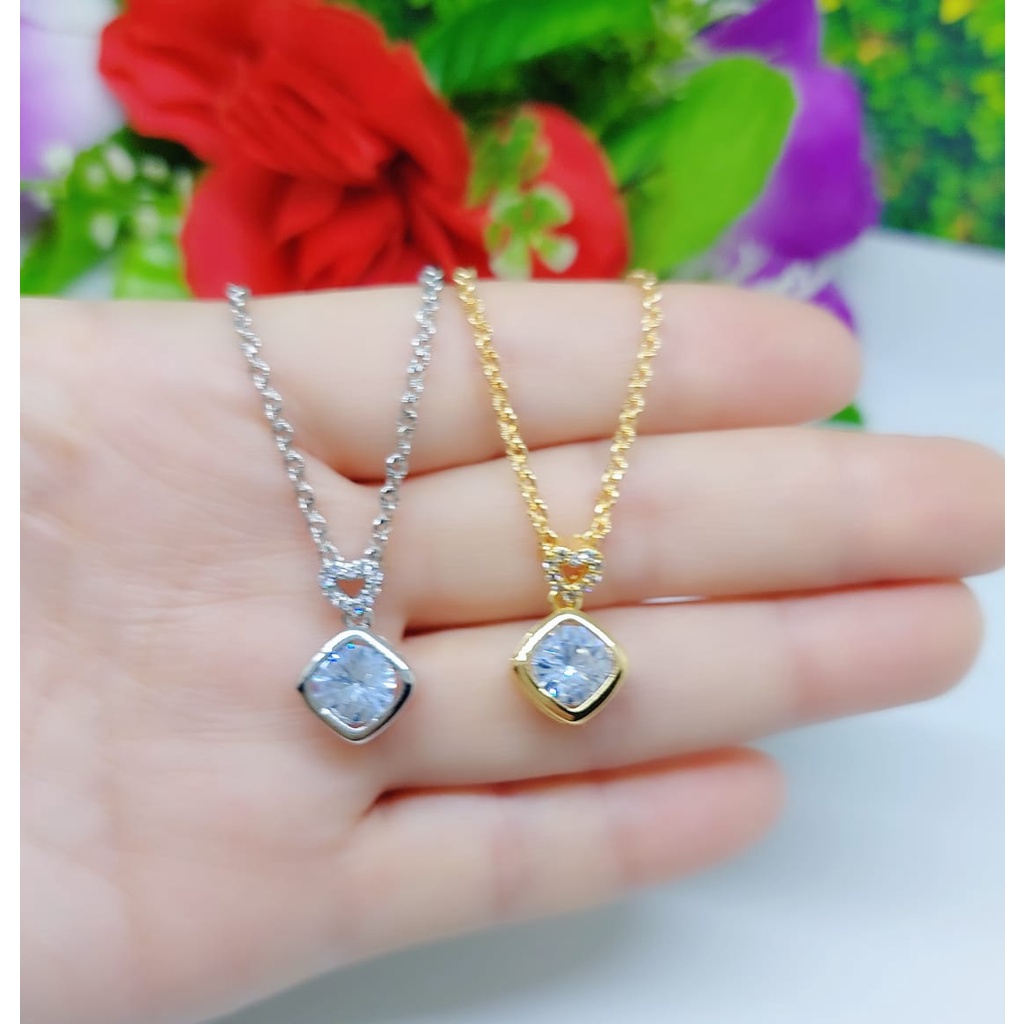 Kalung permata lapis emas perhiasan xuping jewelry 0072-0078