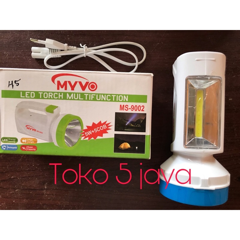 senter LED MYVO MS-9002 / senter emergency / senter LED / lampu led