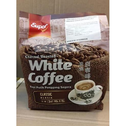 

Super Charcoal Roasted white coffee Clasic