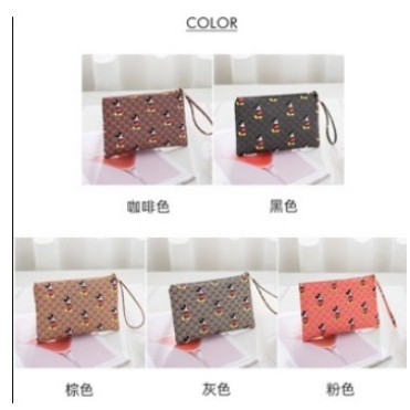 Dompet panjang motif mickey mouse import 100% ( Kualitas Premium) #B0013