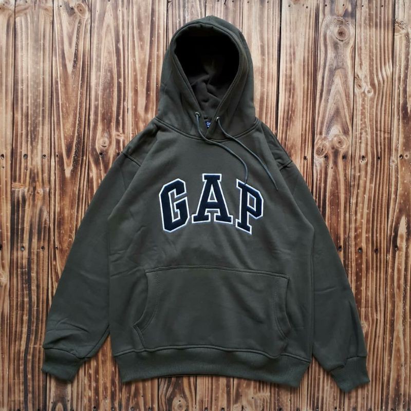 JAKET HOODIE : GAP  GREEN ARMY