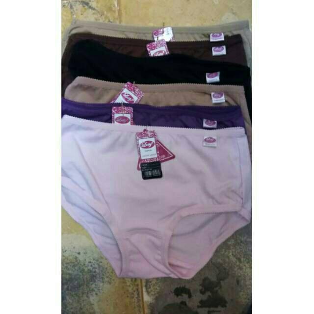 GROSIR 6PCS /CELANA DALAM KATUN MERK LUTTY/CD WANITA BERKUALITAS