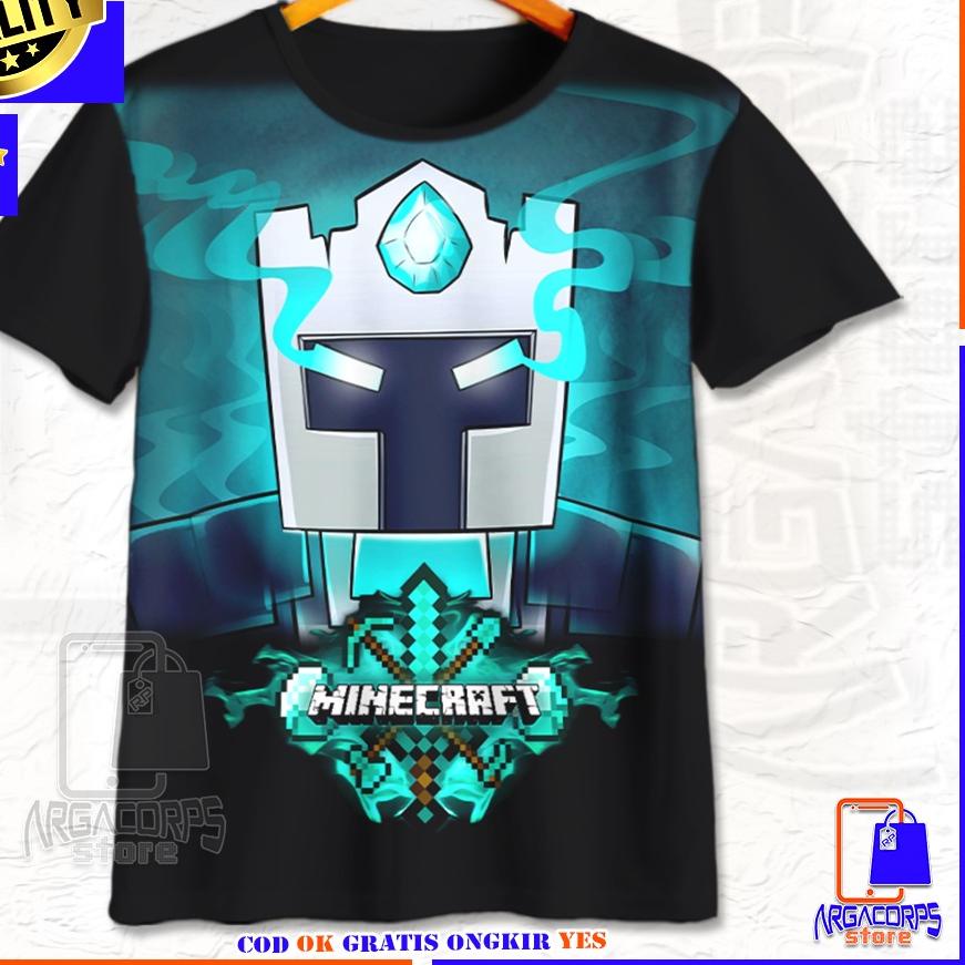7.7 sale Kaos Anak 3D Baju Anak Minecraft Frost Diamond Face Baju Distro -  Argacorps Store ?
