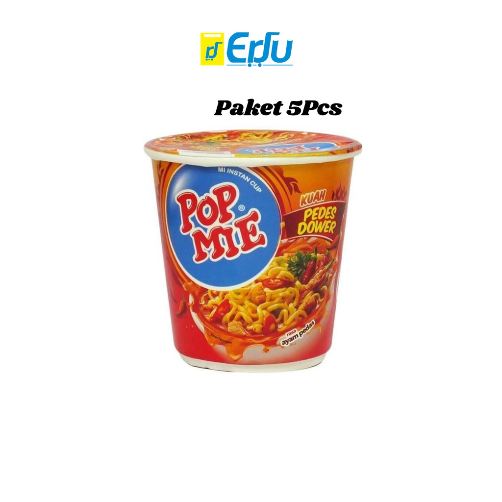 

Paket 5Pcs POP MIE Dower Rasa Ayam Pedas