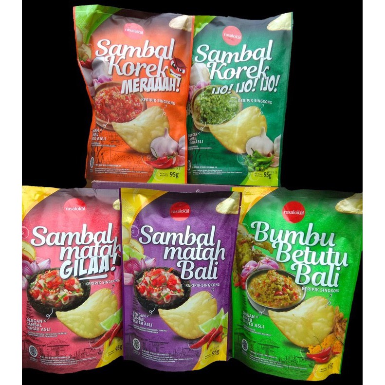 

Kripik Singkong RASA LOKAL Khas Bali 5 varian rasa ~ kp871