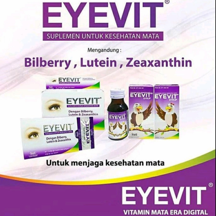 Vitamin Mata Eyevit per Strip isi 6 Tablet