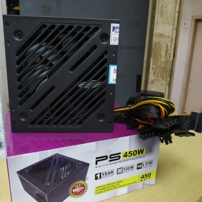 Power Supply Simbadda 450 watt / Simbada 450w 20+4Pin Garansi Resmi