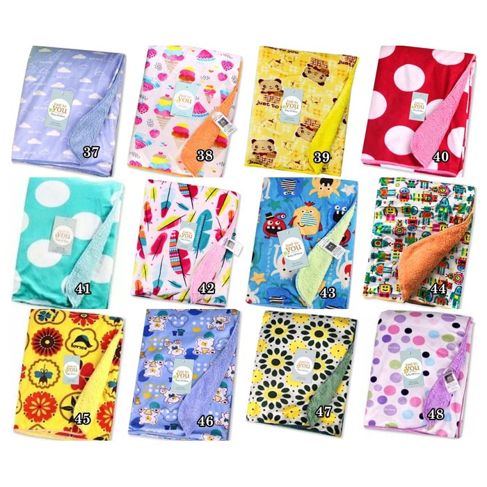 Selimut Carter Double Fleece / Selimut Bayi / Selimut Bulu Carter