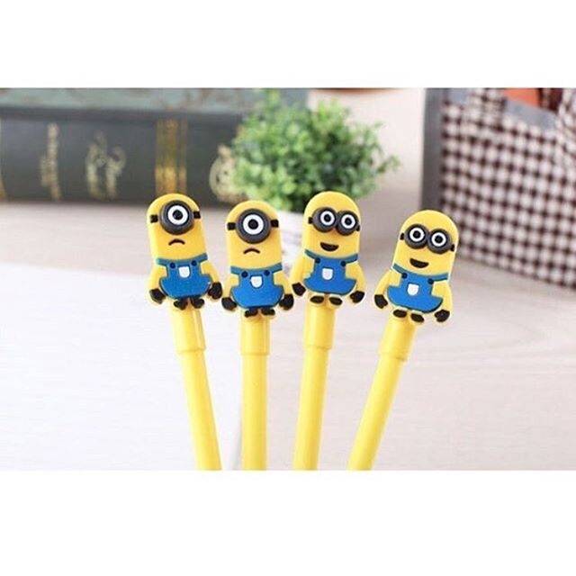 

Pulen gel hitam 0.38mm minion