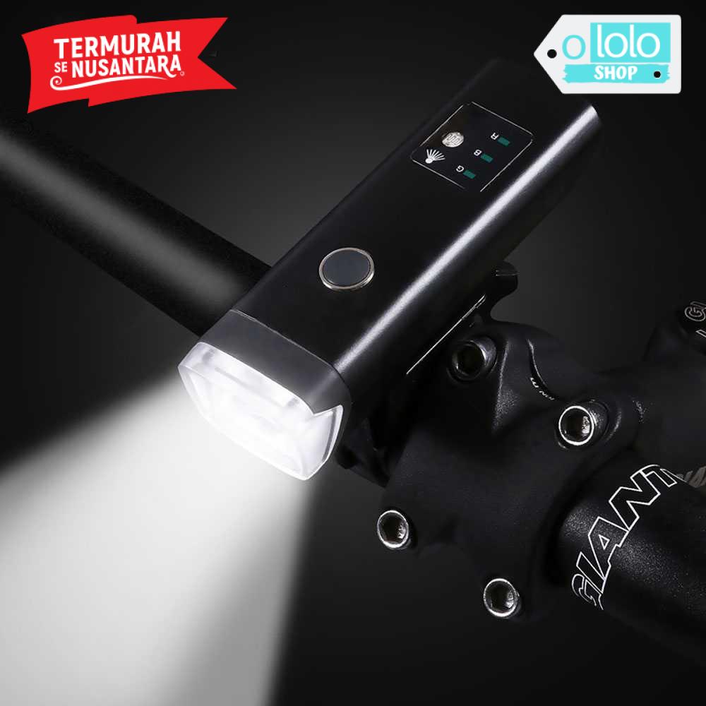 TAFFLED LAMPU SEPEDA LED USB RECHARGEABLE XPG 350 LUMENS - HJ-047