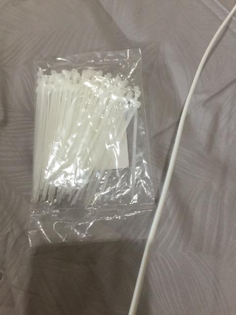 Tali Pengikat 10 Cm / Kabel Tis 100 Mm Putih ( Isi 100 Pcs )