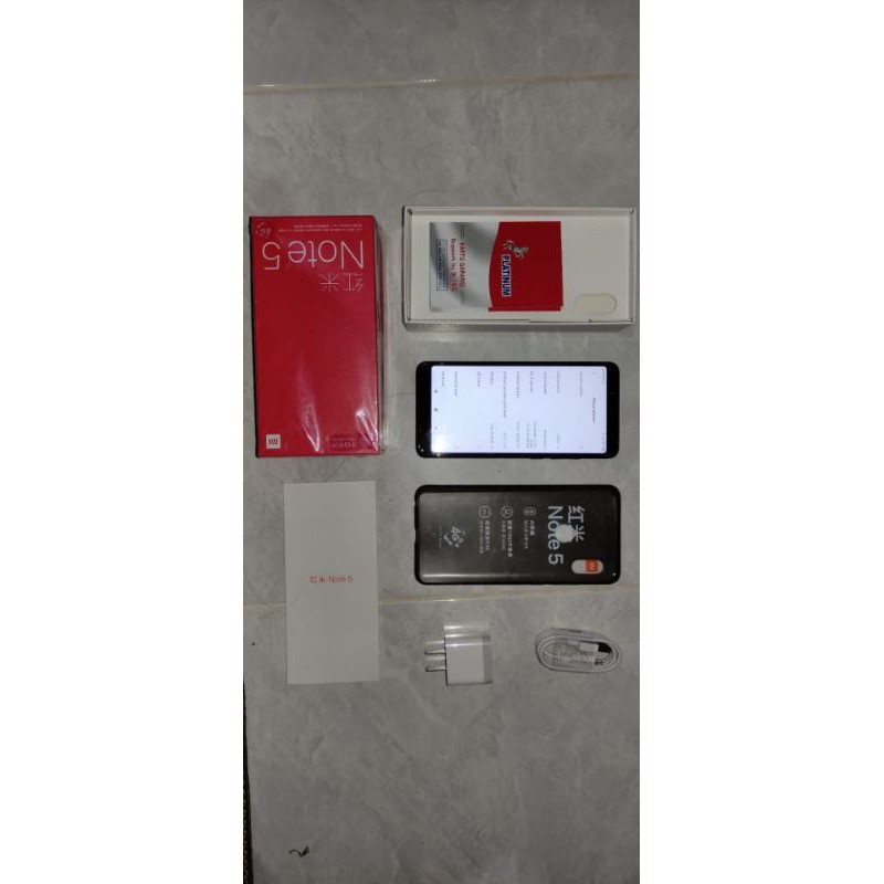 xiaomi redmi note 5 pro 4/64 fullset bekas second