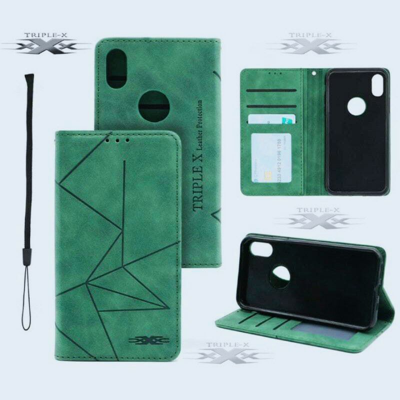 case flip hp infinix smart 4 5 note 7 8 10 10 PRO case leather cover magnet wallet dompet kulit infinix