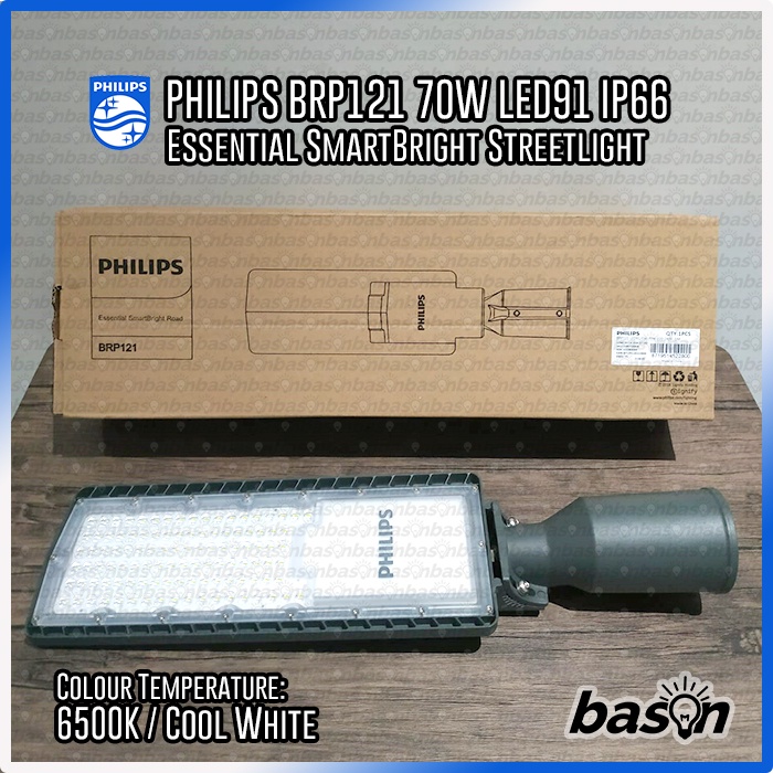 PHILIPS BRP121 70W LED91 - SmartBright Streelight IP66 - Lampu PJU LED