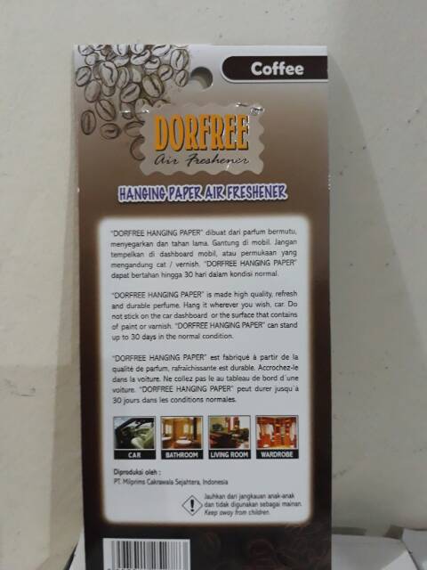 Dorfree Paper Aroma Kopi / Coffee