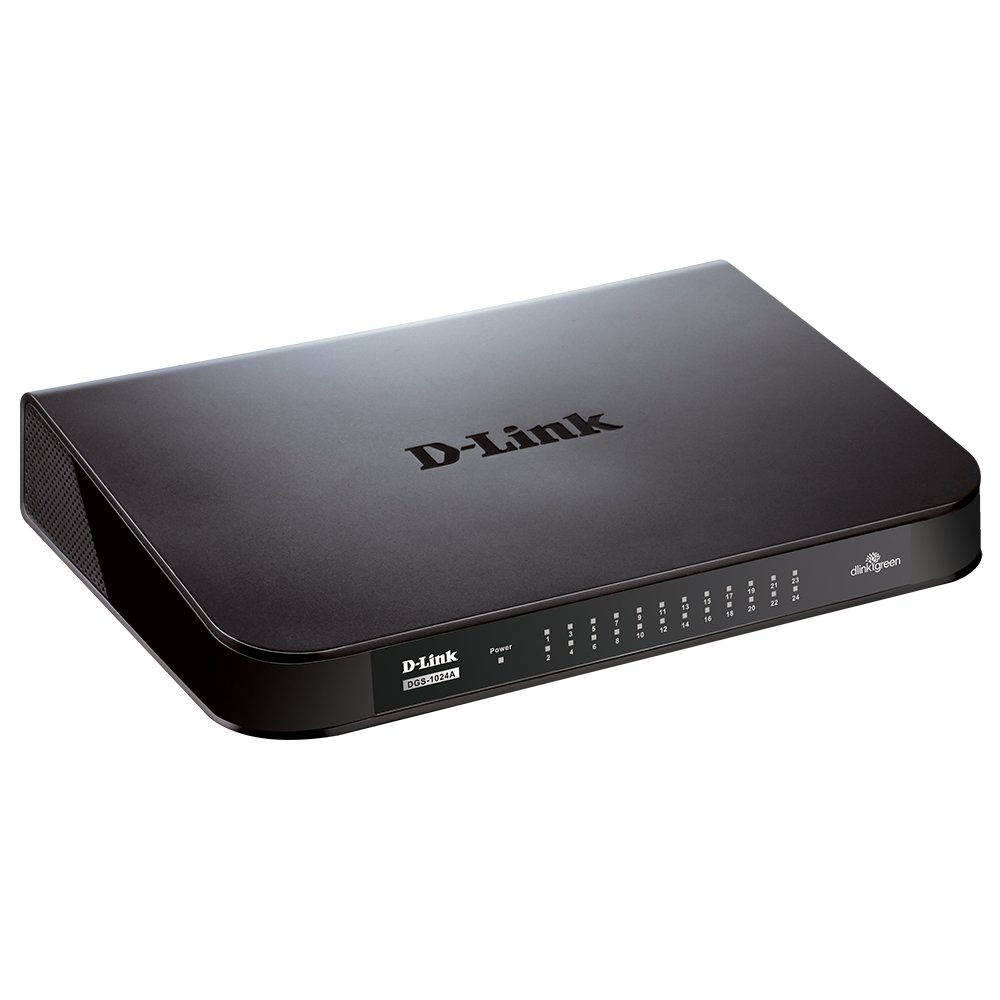 Switch hub DLink / D-Link 24 Port Unmanaged Gigabit DGS-1024A DGS 1024