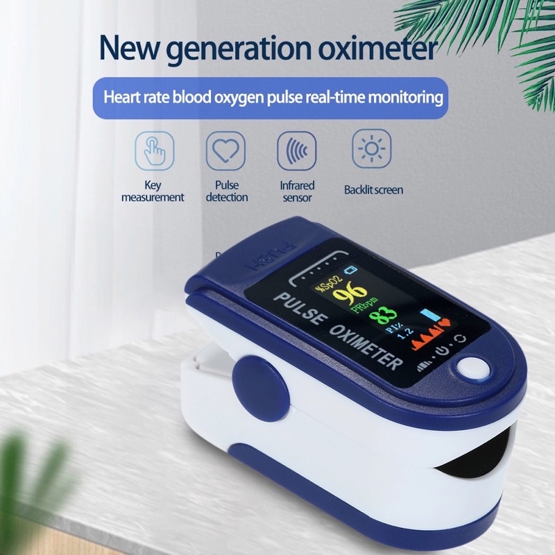 LK-88 Oximeter Alat Pengukur Kadar Oksigen Dalam Darah-Free Baterai / oxymeter original oximeter ori