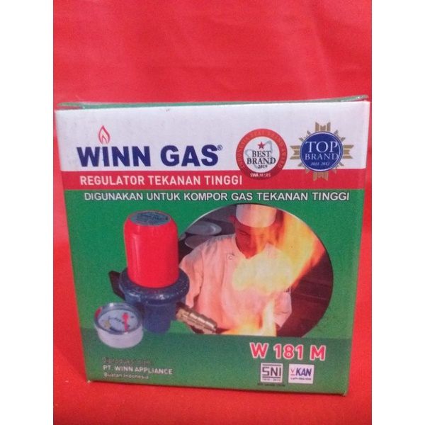 WINN GAS Regulator Tekanan Tinggi METER - Kompor Mawar Semawar Jos