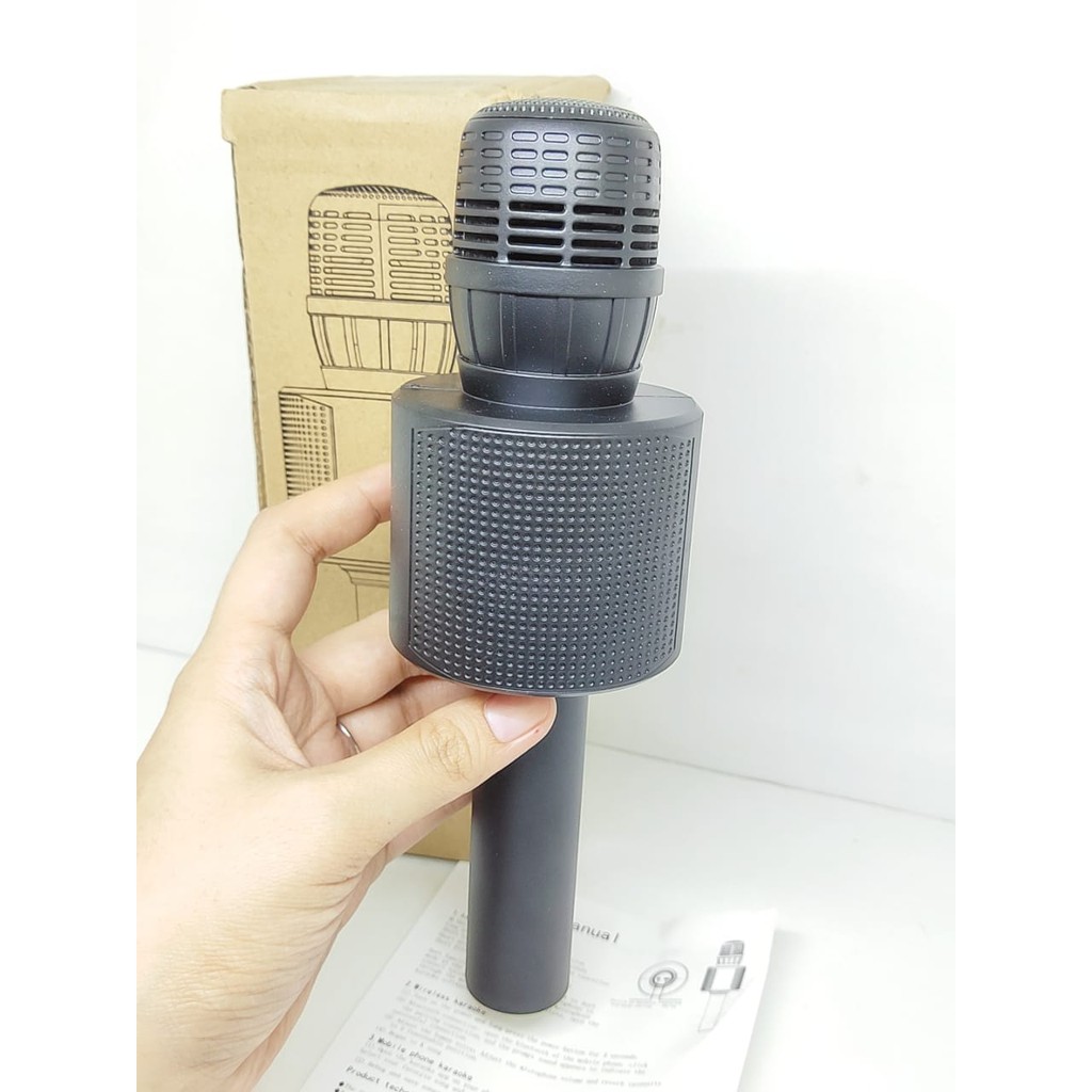 K9 Mic Speker Colokan Besar Microphone Speaker Mic Spiker Karaoke Wireless