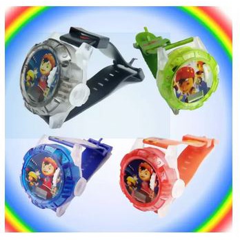 Jam Anak Jam Tangan Anak Karakter BOBOIBOY Jam Laser Melody Jam Tangan Anak Proyektor Melody