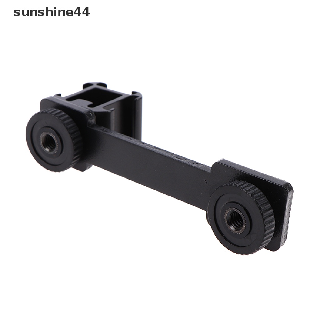 Sunshine 3 In 1 Bracket Adapter Extension Triple Hot Shoe Mount Stand Holder Microphone