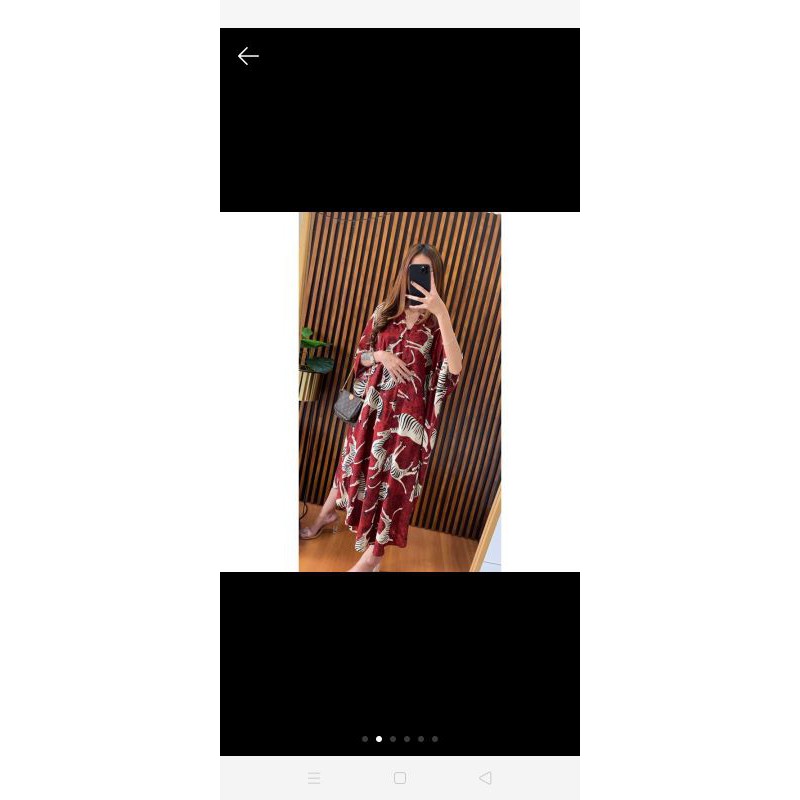 CE HOMEWEAR VIRAL /CE ES’T LA VIE DRESS/DASTER WANITA 100%