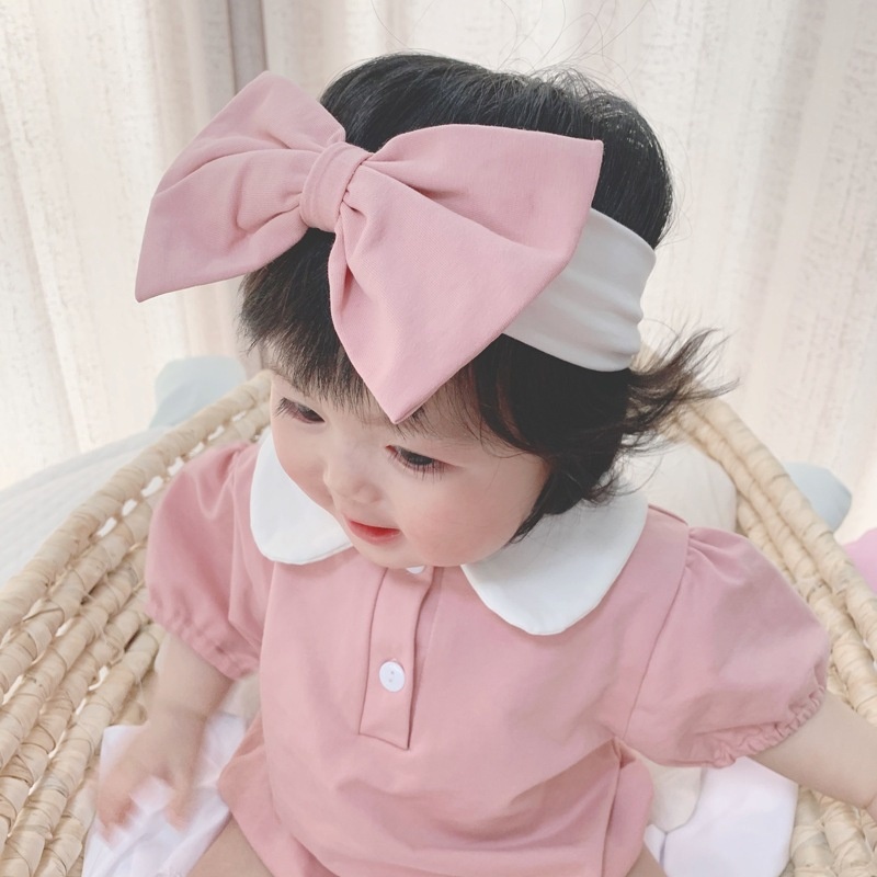 HNK SETELAN BAYI | JUMPER NEBORN | JUMPER PENDEK | JUMPER LENGAN PENDEK  + HEADBAND