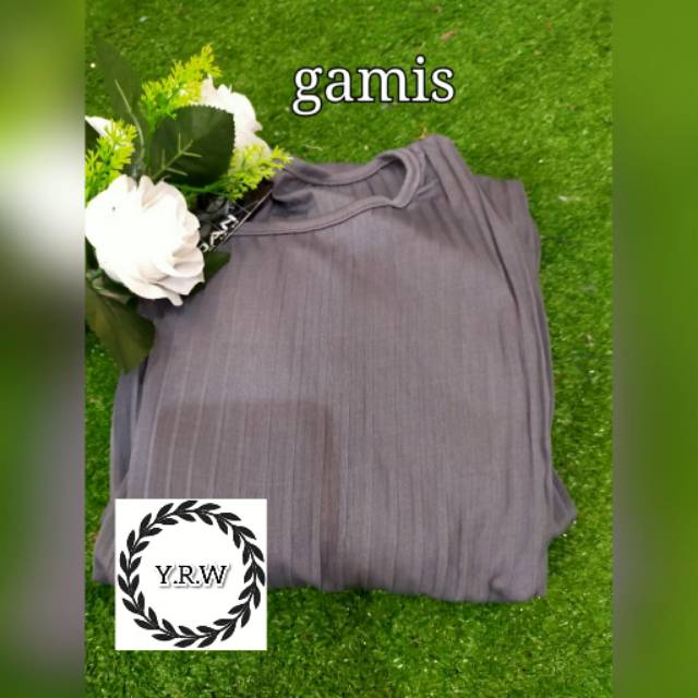 Baju gamis plisket kensi