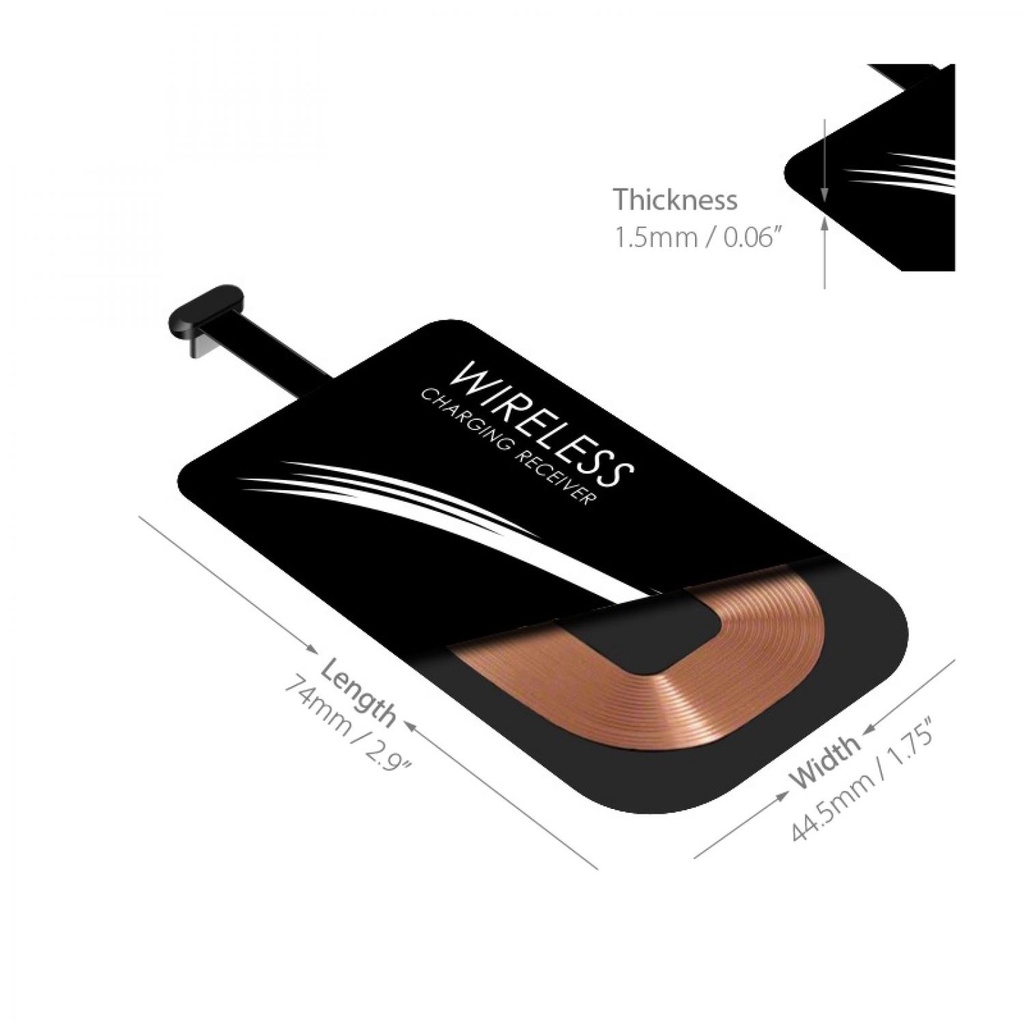 Qi Wireless Charging Receiver USB Type-C for Smartphone - P9