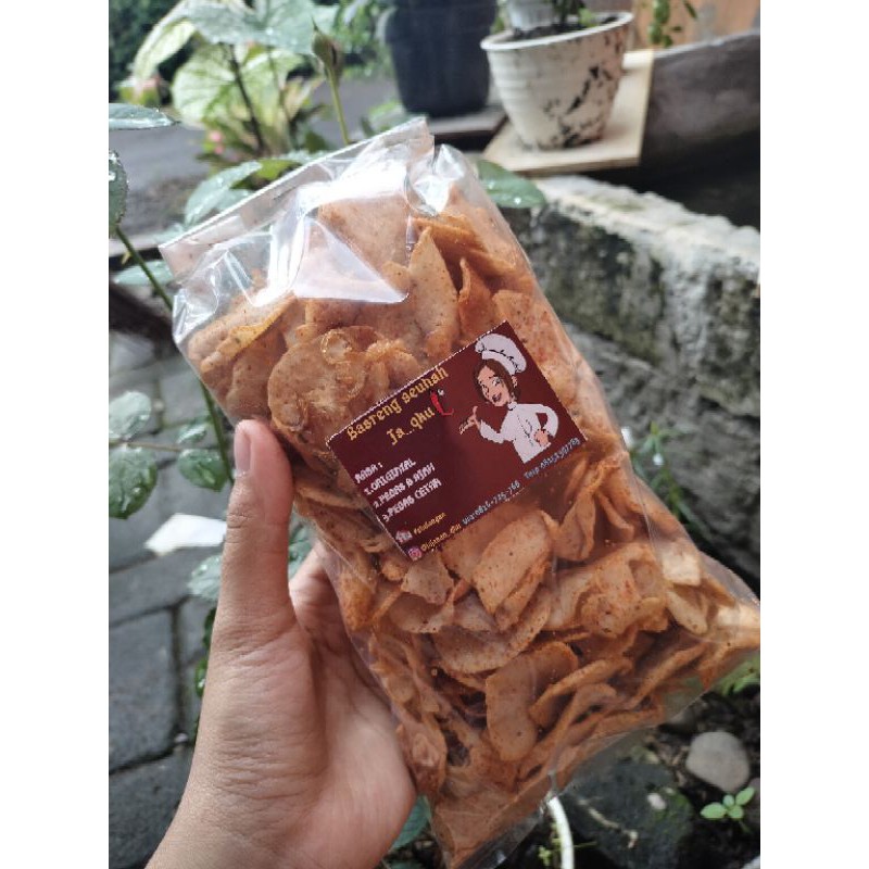 

keripik basreng ikan