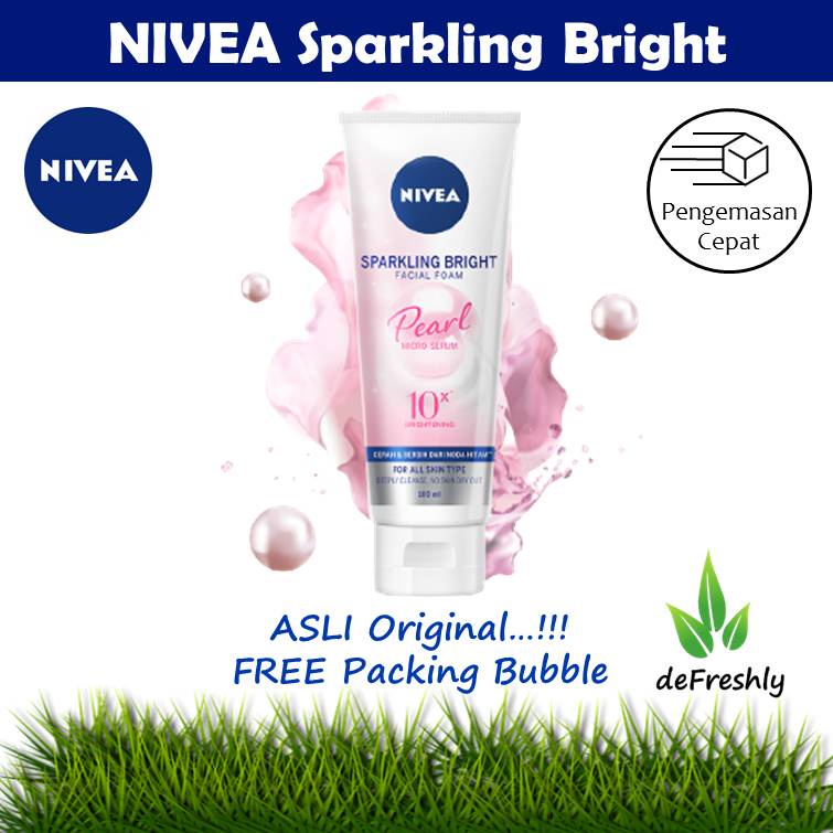 ❤ defreshly ❤ NIVEA Sparkling Bright Whitening Facial Foam - 100 ml | 50ml