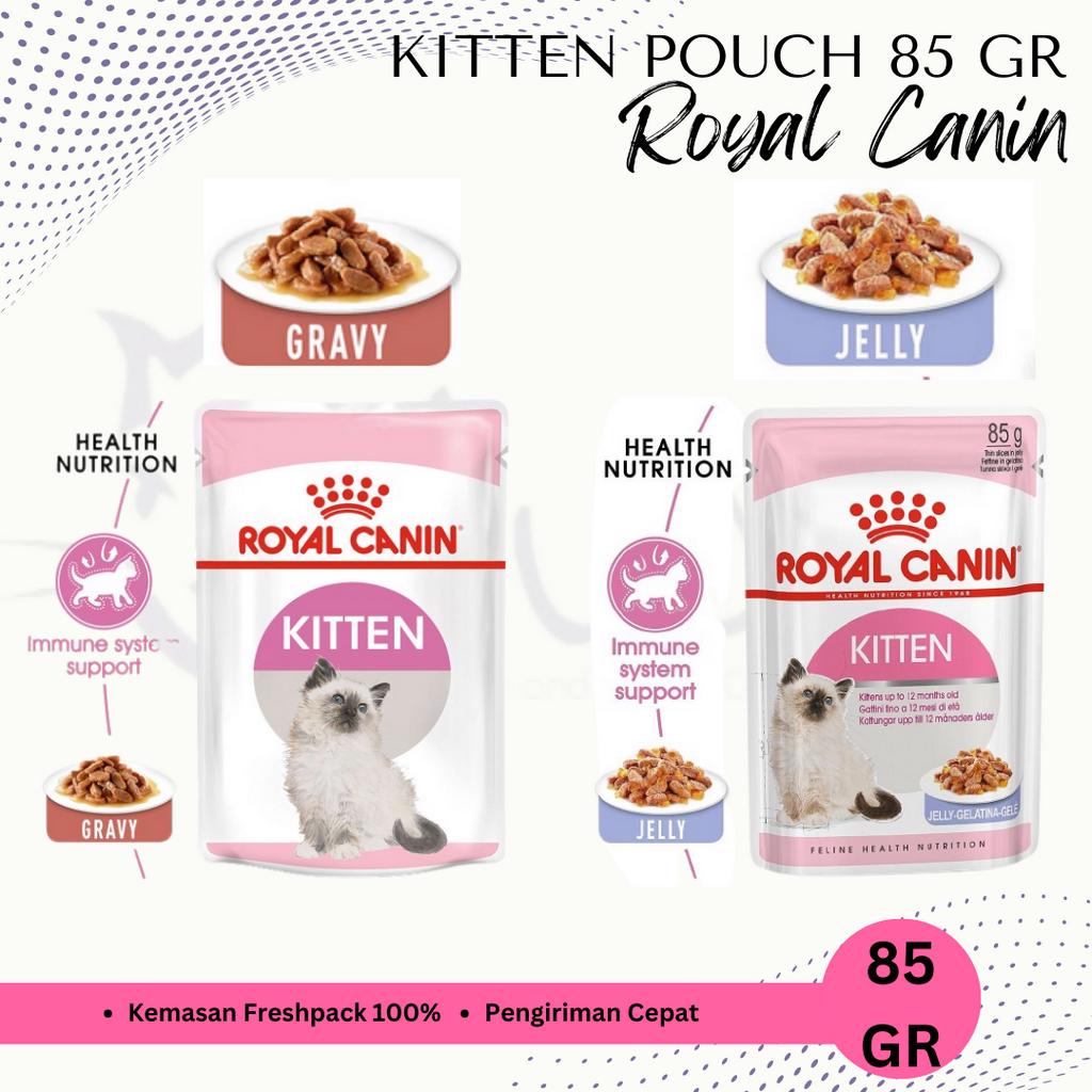 MAKANAN KUCING ROYAL CANIN KITTEN POUCH 85GR 85 GR CATFOOD CAT FOOD