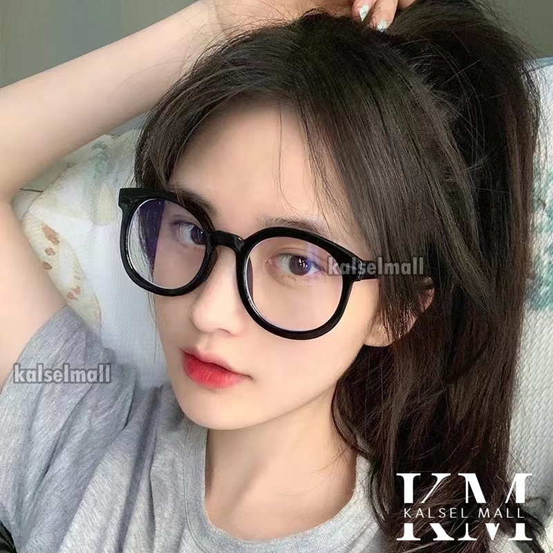 Kacamata Hp &amp; Komputer Anti Radiasi Frame Lensa Blue Ray Light Kaca mata Pria Wanita Kcamata Bulat Lonjong Transparan Viral Tiktok Artis Selebgram Artis KCP7