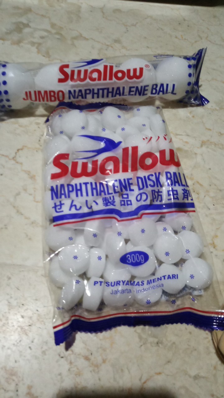 Kamper Swallow Pengharum Toilet lemari  Isi 5 150gr 